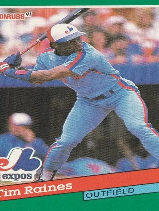Tim Raines Baseball Card Collection - Picture 3 of 4